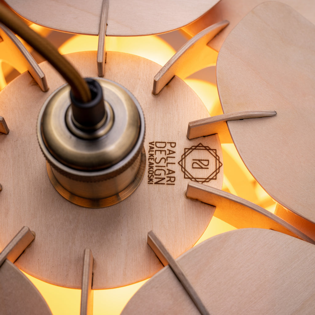 Käpy varjostimen kiinnityskiekko