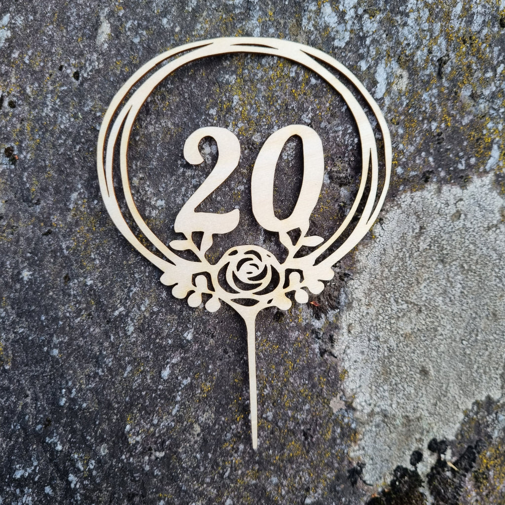 Numero kakkukoriste 20