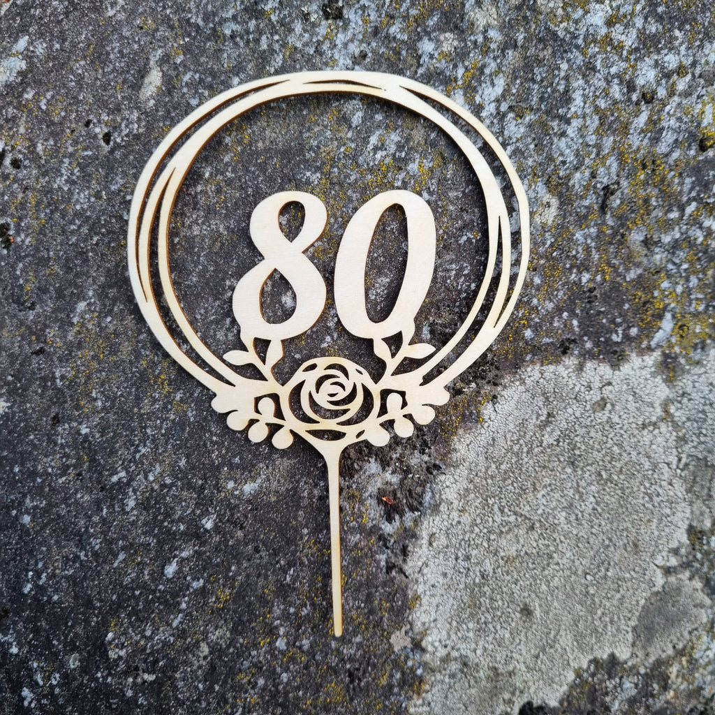 Numero kakkukoriste 80