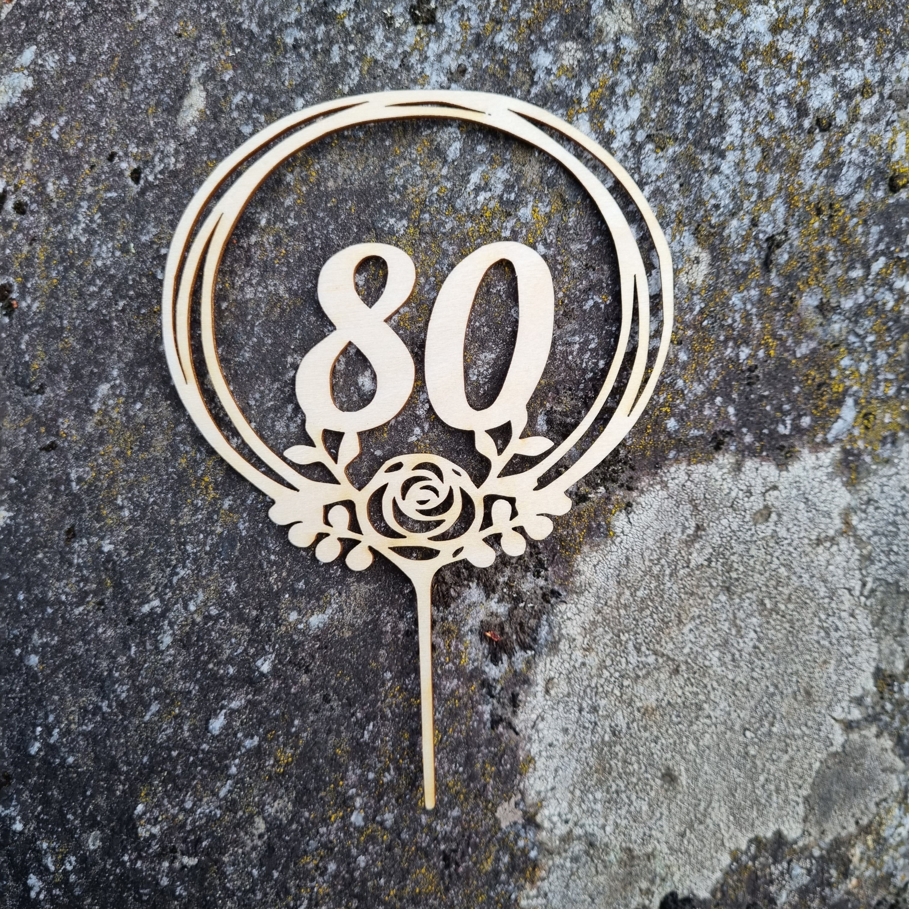 Numero kakkukoriste 80