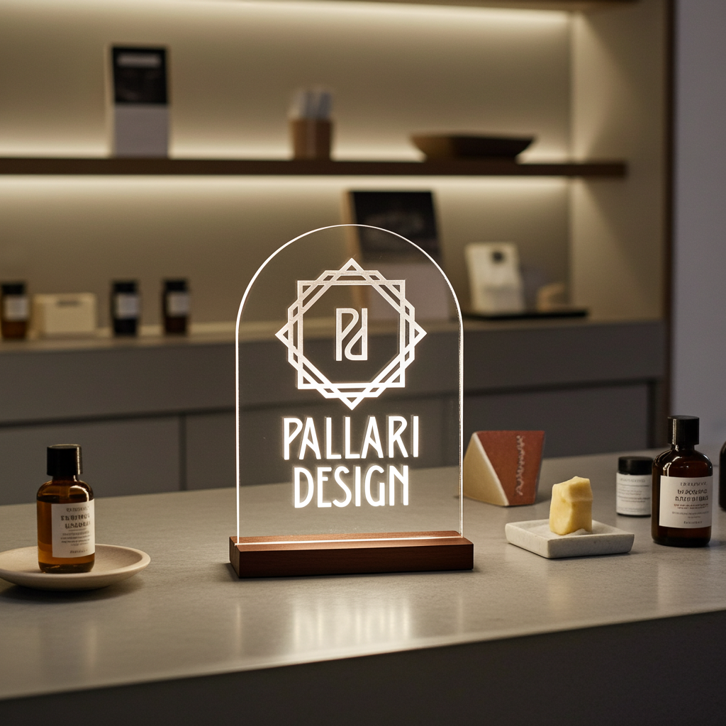 LED mainosvalo tiskillä