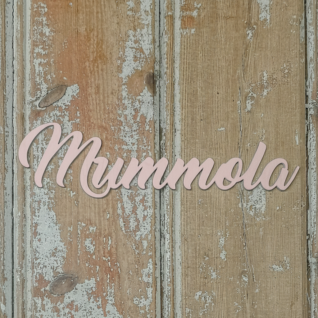 Pinkki mummola kyltti