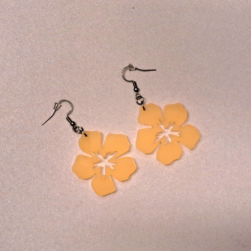 Hibiscus-korvakorut -Glow in the dark