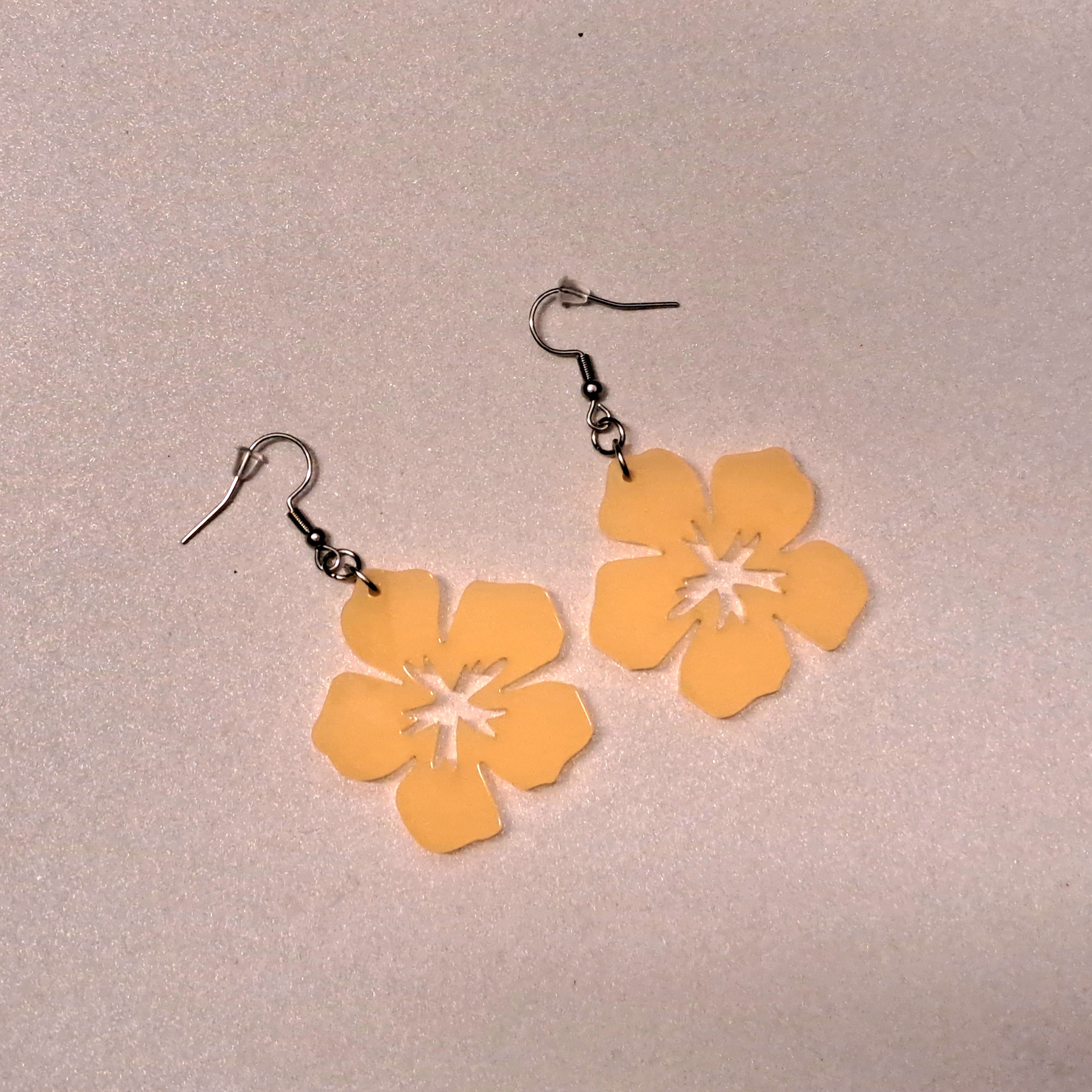 Hibiscus-korvakorut -Glow in the dark