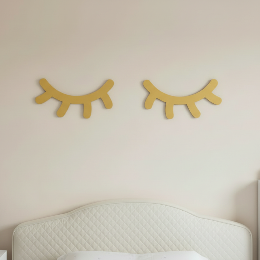 Silmäripset, seinäkoriste