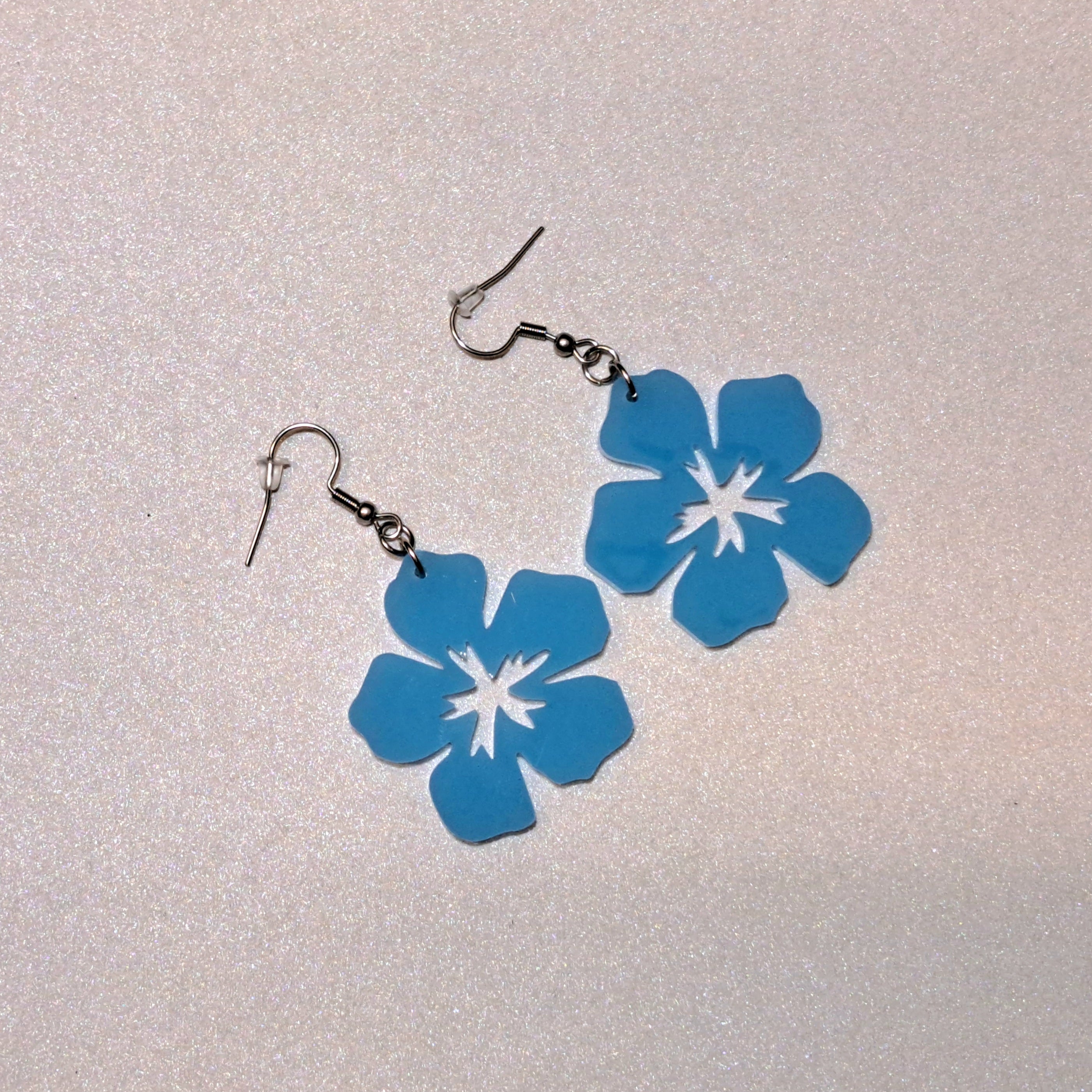 Hibiscus-korvakorut -Glow in the dark